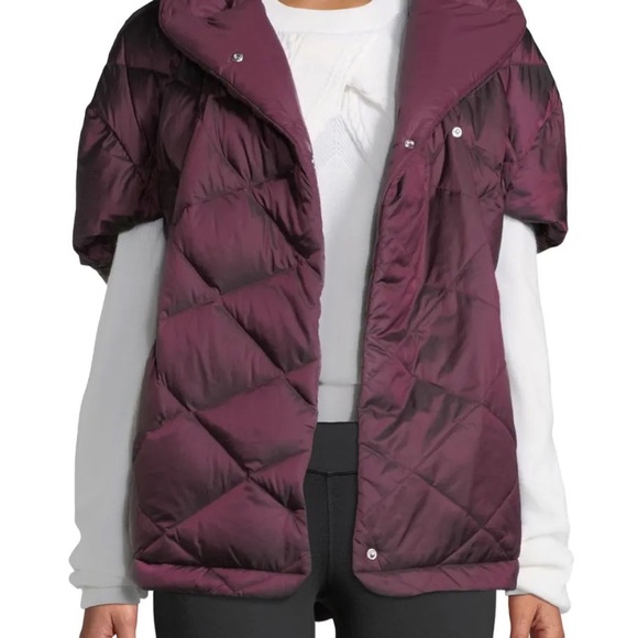 The Northface Far Northern Quilted Puffer Capelet EUC Rich Navy XS - Picture 15 of 16